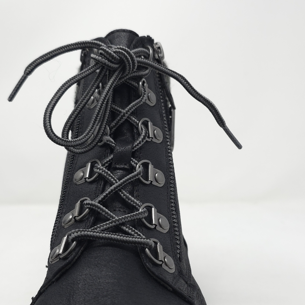 CLIFFS BY WHITE MOUNTAIN Cushioned Lace Up City Hiker Sneaker Boot Black 7.5M - Picture 9 of 11